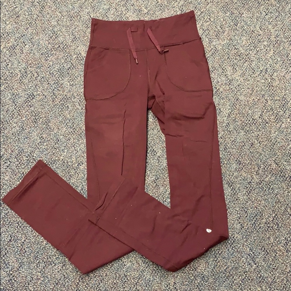 Lululemon Maroon Pants